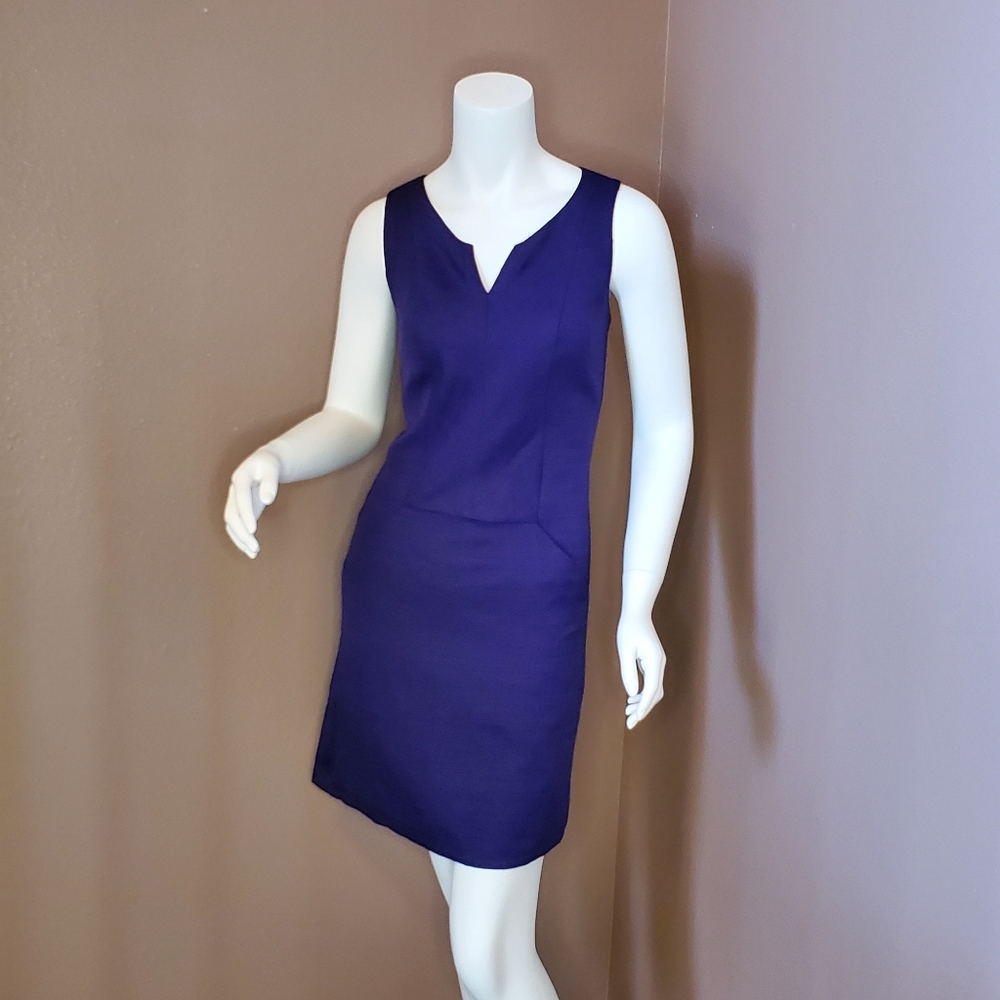 NWT LOFT purple shift dress 6P